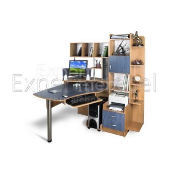 Компьютерный стол Эксклюзив - 3 зелёный