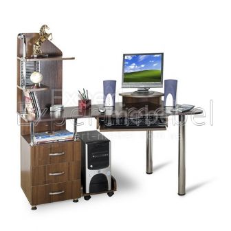 Компьютерный стол Эксклюзив - 7 вишня оксфорд