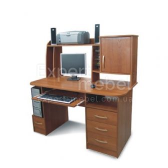 Компьютерный стол Элара Вишня оксфорд