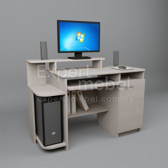 Компьютерный стол ФК - 401 крослайн латте