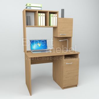 Компьютерный стол ФК - 402 крослайн карамель
