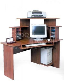 Компьютерный стол Флеш - 1 Вишня оксфорд