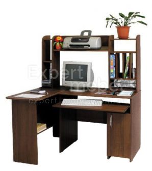 Компьютерный стол Флеш - 2 Ольха горная темная