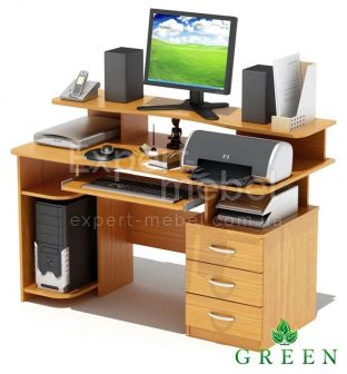 Компьютерный стол КС - 007 Н дуб венге