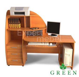 Компьютерный стол КС - 013 Н дуб венге