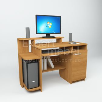 Компьютерный стол КС - 401 бук светлый