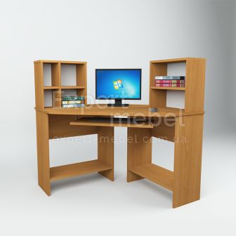 Компьютерный стол КС - 420 дуб молочный