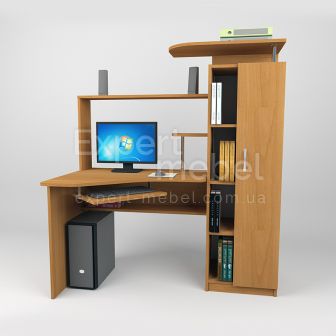 Компьютерный стол КС - 422 дуб венге