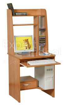Компьютерный стол Микс - 10 Ольха горная темная