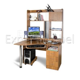 Компьютерный стол Юниор белый матовый